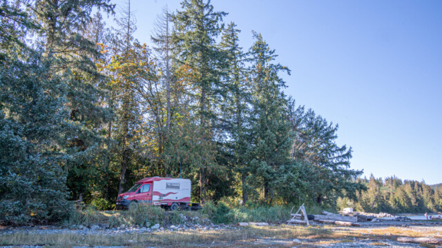 Recreation Site an der Küste