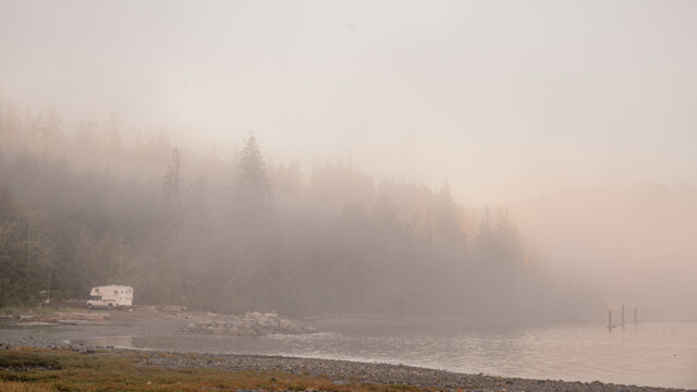 am Morgen oft neblig