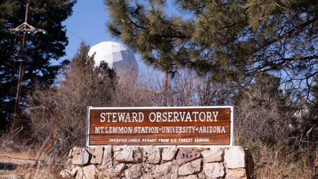 Eingang zum Observatorium auf dem Mount Lemmon