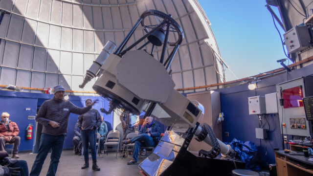 das grösste Besucherteleskop der USA mit über 5m Brennweite