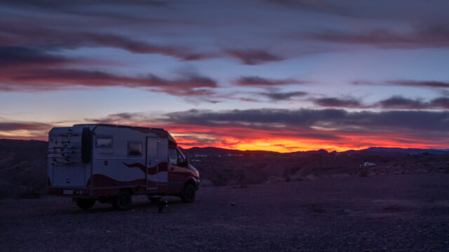 schöner Sonnenuntergang