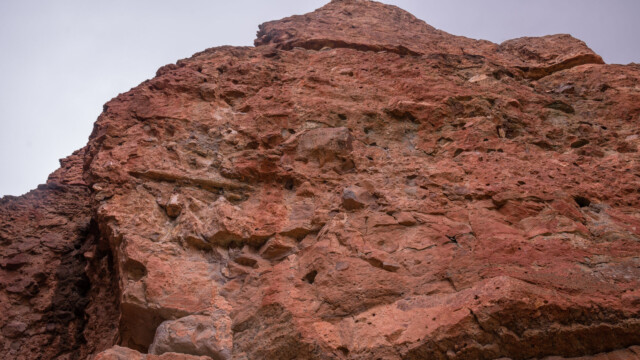 siehst du die zwei versteinerten Baumstämme? Auf der linken Seite, etwas unterhalb der Mitte...