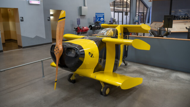 der kleinste manntragende Doppeldecker der Welt