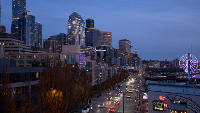 Seattle by night