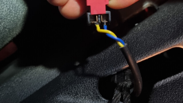 demontierter Mikro-Switch