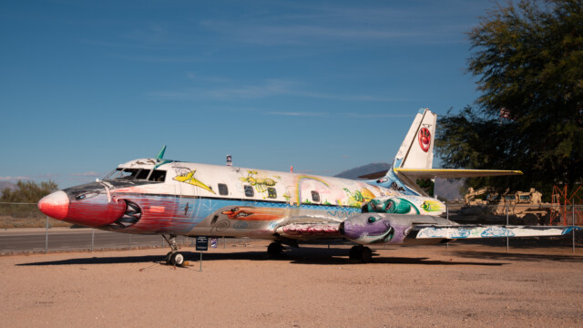 Kunst am Flugzeug...