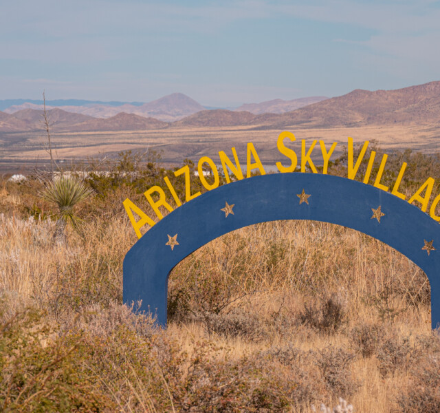 Einfahrt zur Sternen-Ortschaft