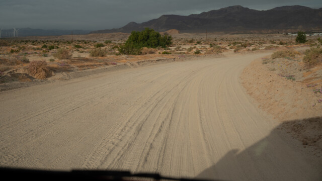 Naturstrasse mit Sandanteil...