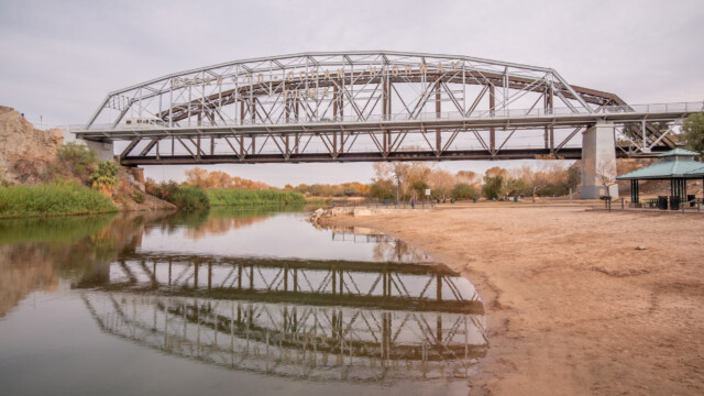 Ozean nach Ozean Brücke in Yuma, erbaut 1915; verband den Atltanik mit dem Pazifik;