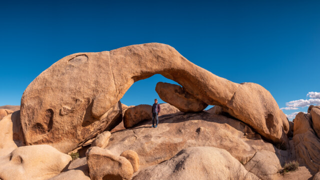 die Brücke, heute fast für uns allein...