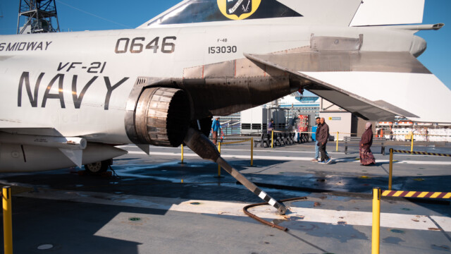 Fanghacken an einer F-4 Phantom