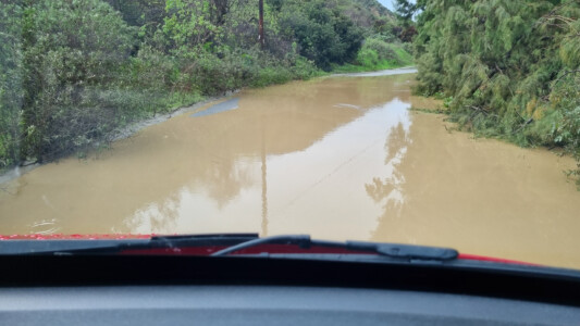 Überschwemmte Strassen