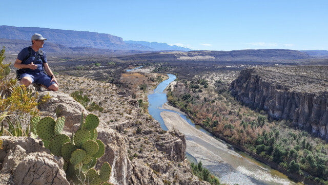 der Rio Grande ganz im Osten des Parkes