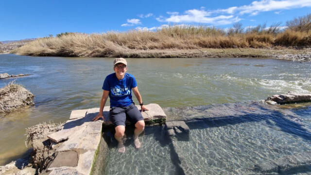 in den heissen Quellen