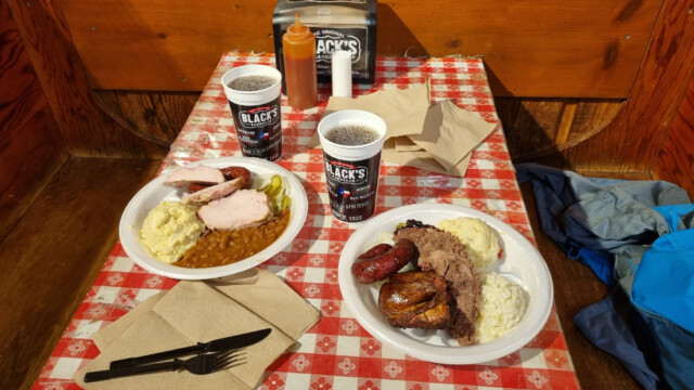 unsere Auswahl - und als Getränk warmer Eistee, schmeckte sehr gut