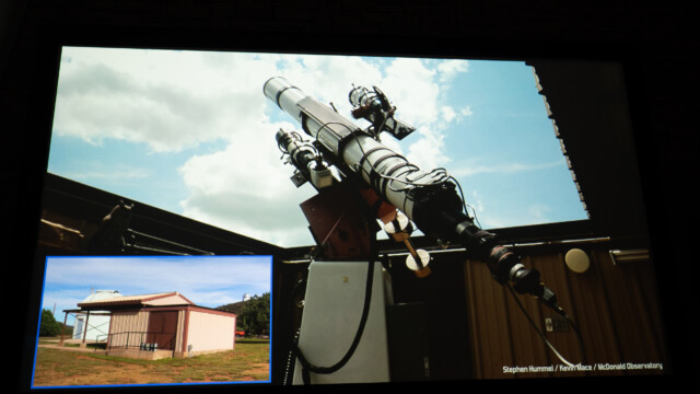 mit diesen drei Teleskopen sahen wir die Sonne live