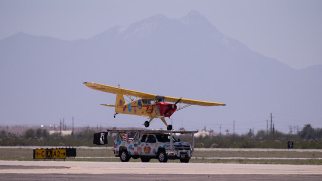 Landung auf einem Fahrzeugdeck