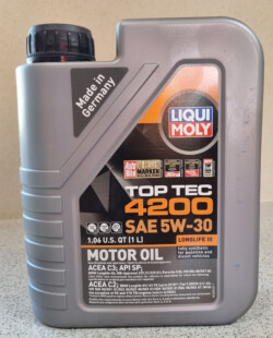 von Mercedes homologiertes Motorenöl