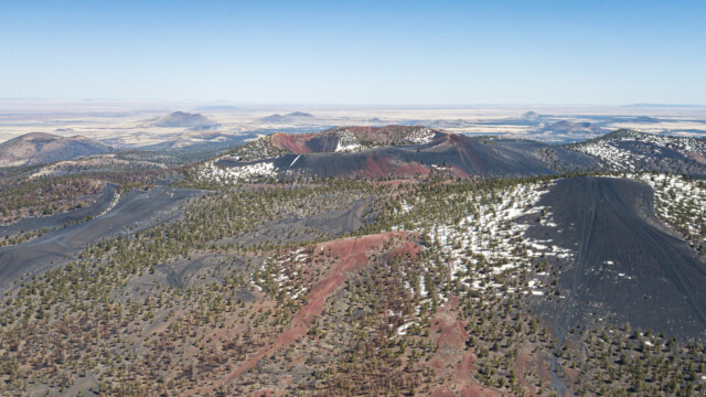 weitere Vulkane aus Drohnenperspektive