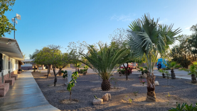 schöne Camping-Anlage