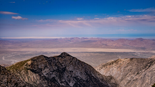 Blick nach Osten, im Hintergrund der Golf von Kalifornien