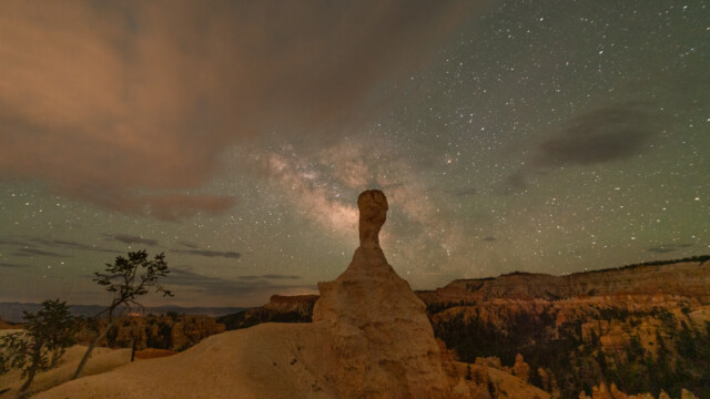 mit der Milchstrasse kommen leider auch die Wolken