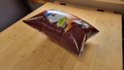 Überdruck im Pommes Chips Sack