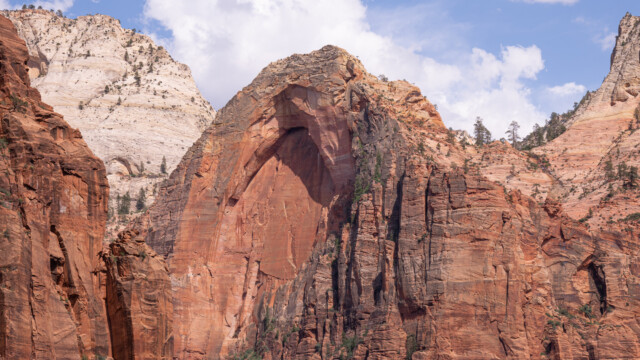 ... mit interessanten Abbrüchen;