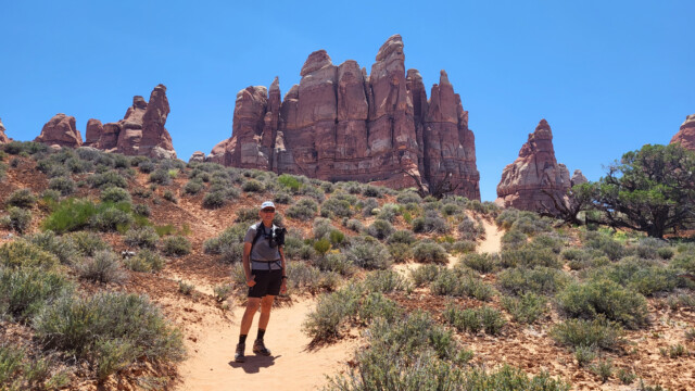 unterwegs zu den Nadeln...