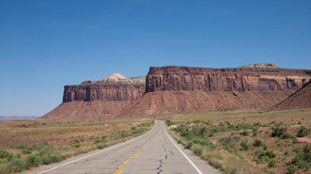 Einfahrt in den Nationalpark vom Süden