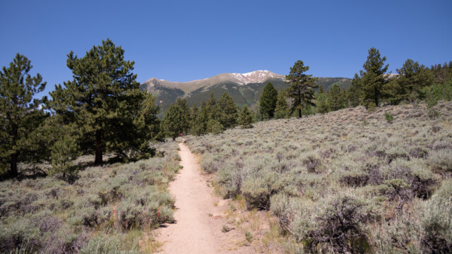 Wanderung in den Rocky Mountains auf 3'200müM