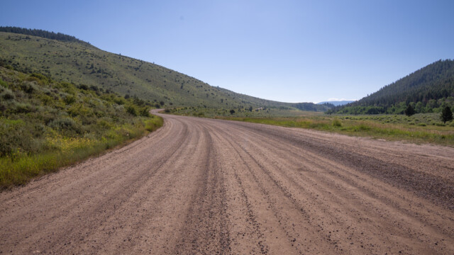 fahrt über Nebenstrassen Richtung Rocky Mt NP