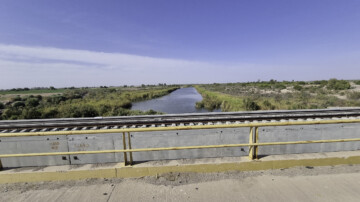 die letzten Kilometer vor dem Meer in Mexiko
