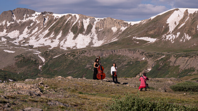 Fotoshooting vor schöner Kulisse
