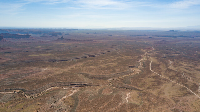 Valley of the Gods von oben