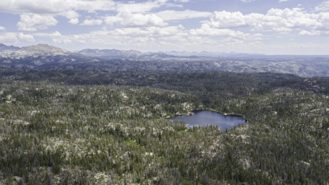 Miller-Lake von oben